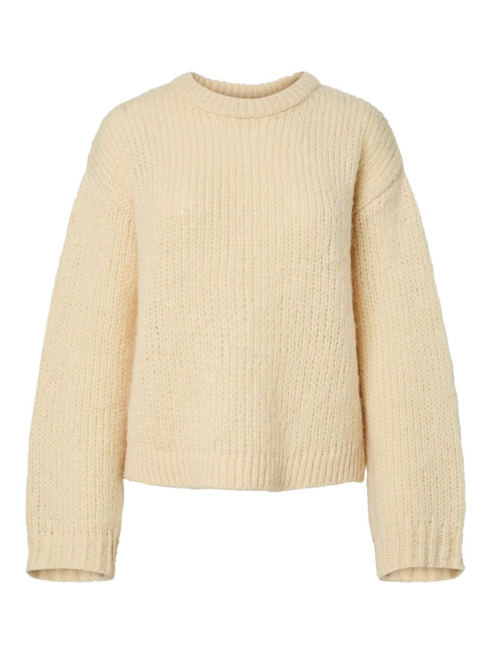 DORTHEA CHUNKY KNIT - FRENCH VANILLA MELANGE