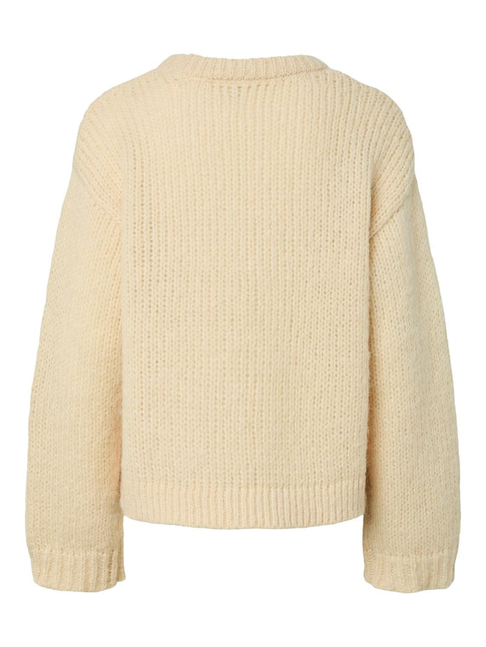 DORTHEA CHUNKY KNIT - FRENCH VANILLA MELANGE
