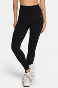 Drawstring Legging - Black