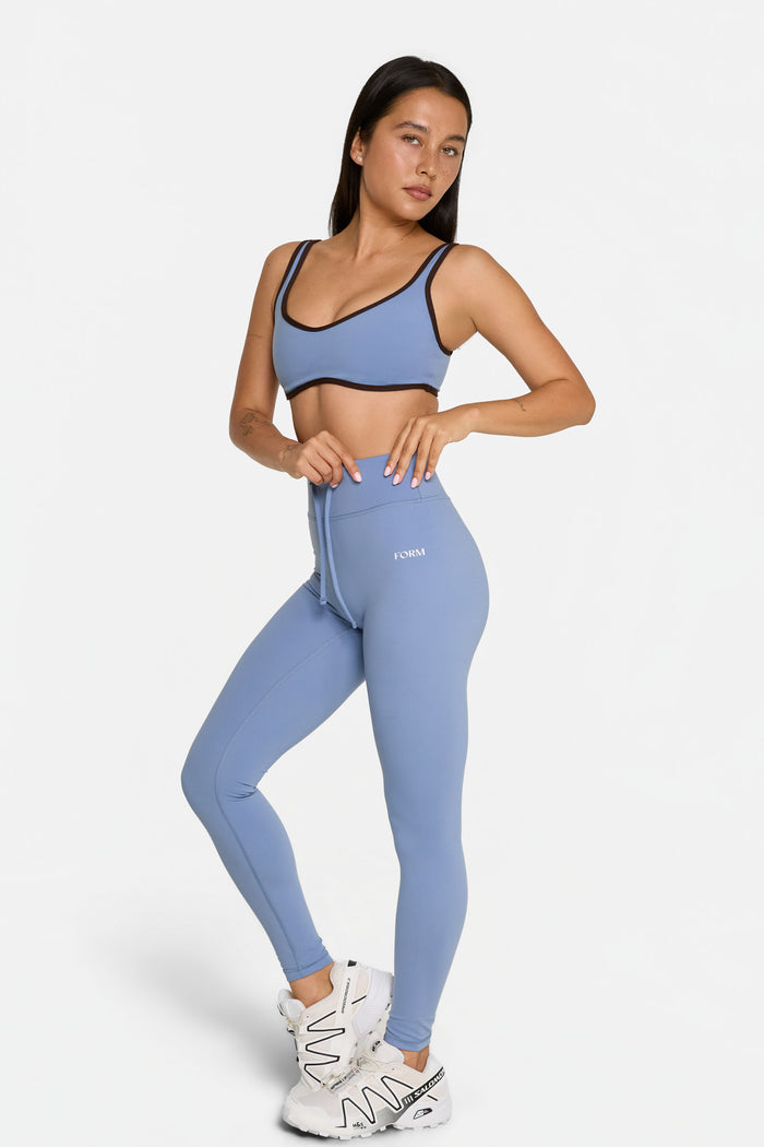 Drawstring Legging - Glacier
