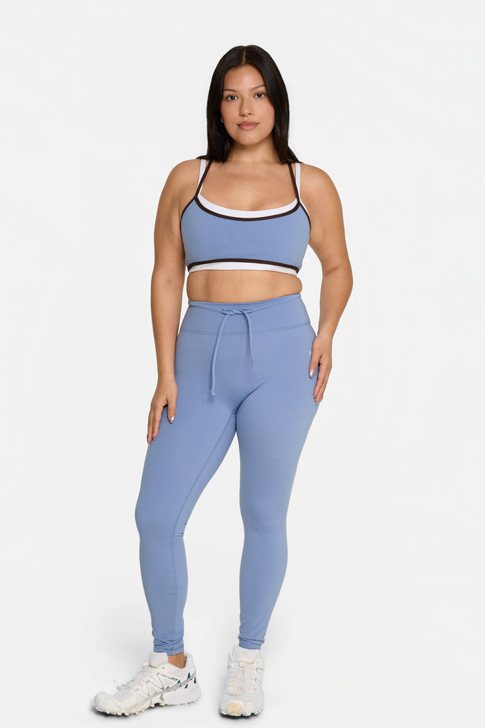Drawstring Legging - Glacier