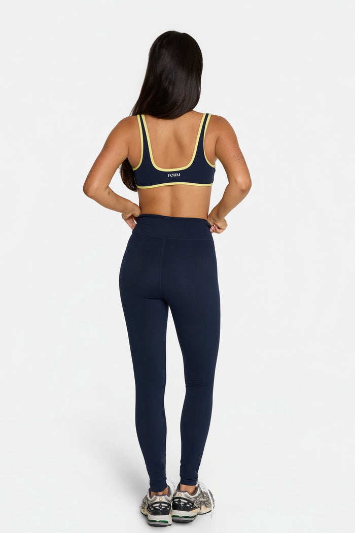 Drawstring Legging - Navy