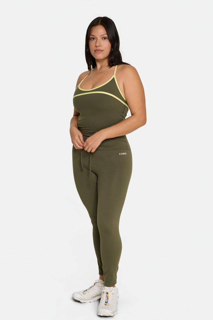 Drawstring Legging - Olive
