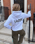 DUA HOODIE (rygprint) - LIGHT GREY - Dinvintageshop