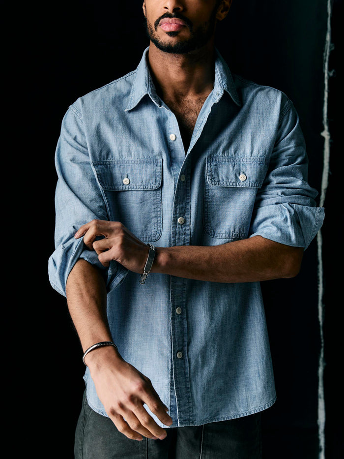Black earl chambray