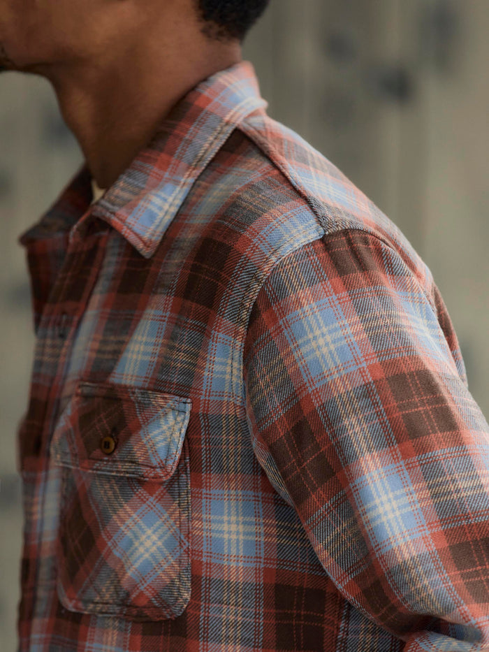 Dark Slate Gray earl plaid in cedar
