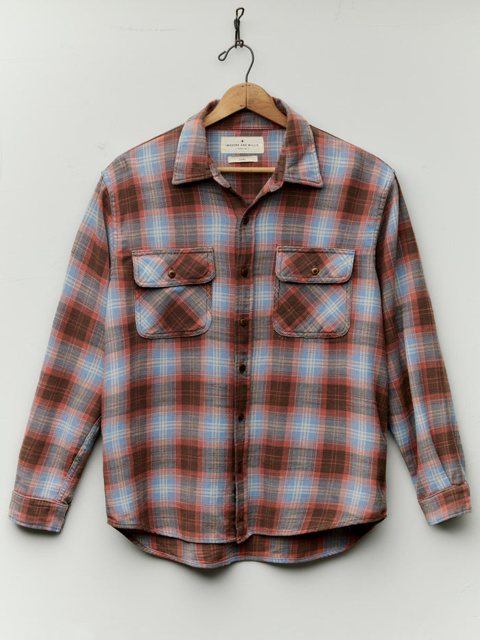 Light Gray earl plaid in cedar