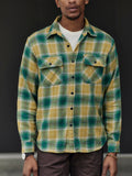 Black earl plaid in juniper