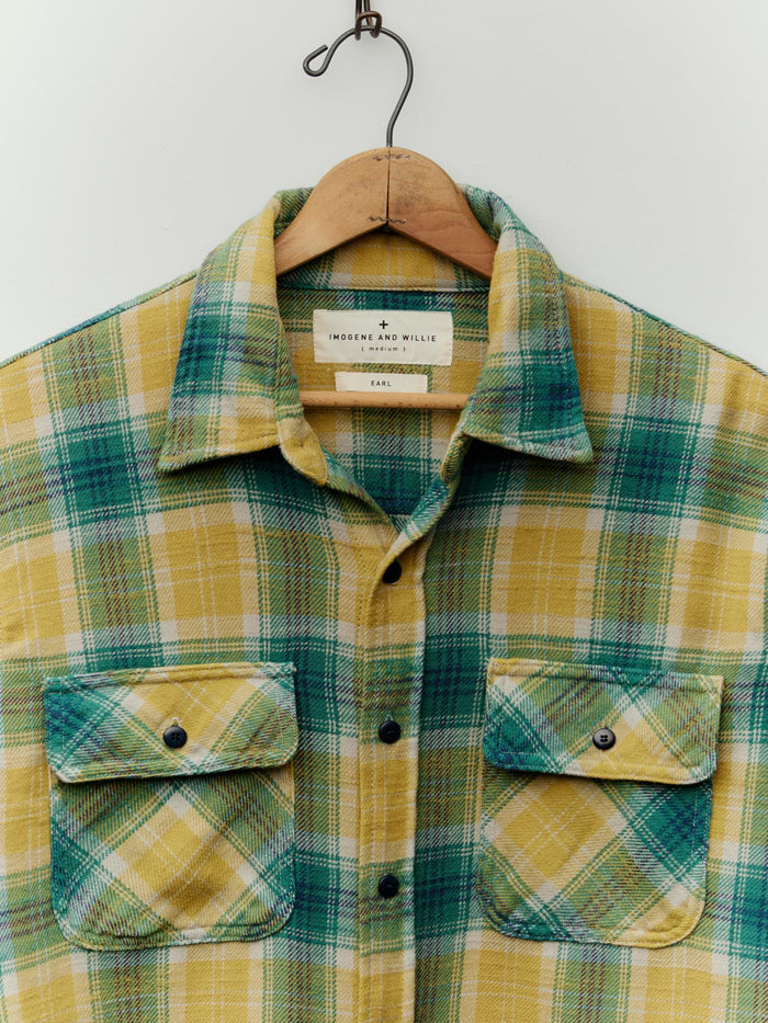 Light Gray earl plaid in juniper