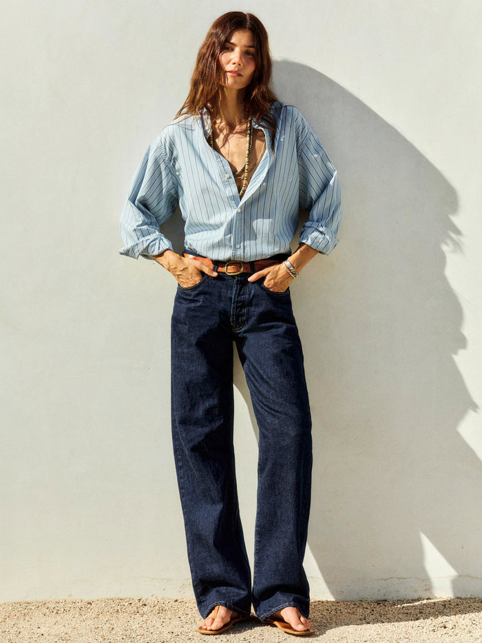 Light Gray edie indigo selvage rinse