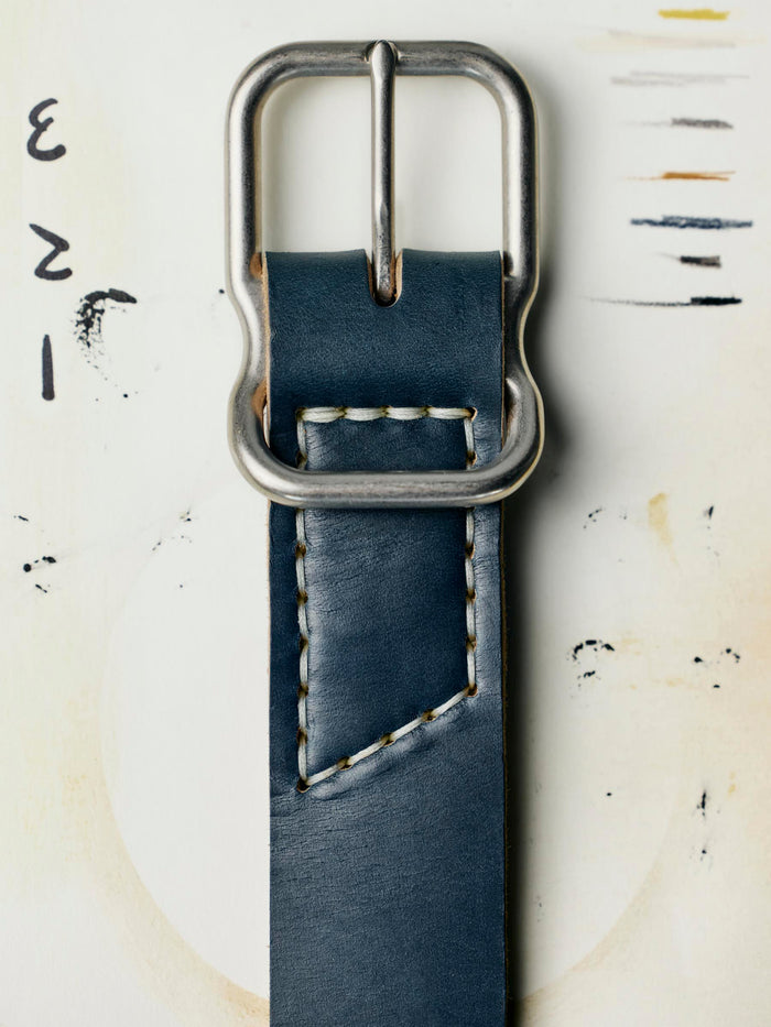 Dark Slate Gray Emil Erwin Signature Belt Blue