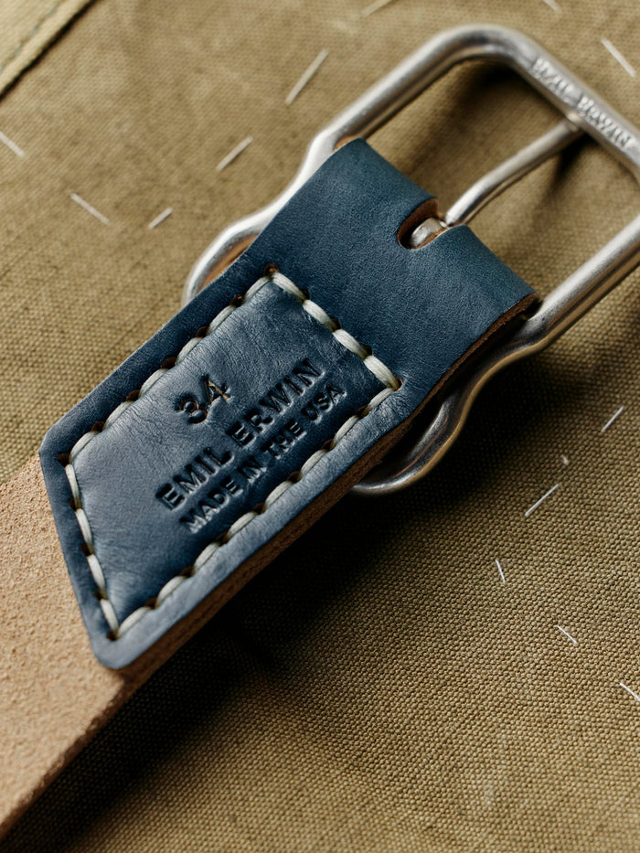 Dim Gray Emil Erwin Signature Belt Blue