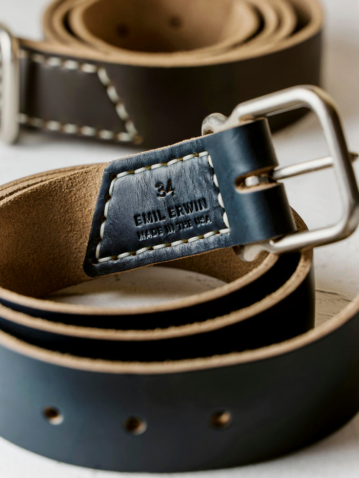 Dark Slate Gray Emil Erwin Signature Belt Blue