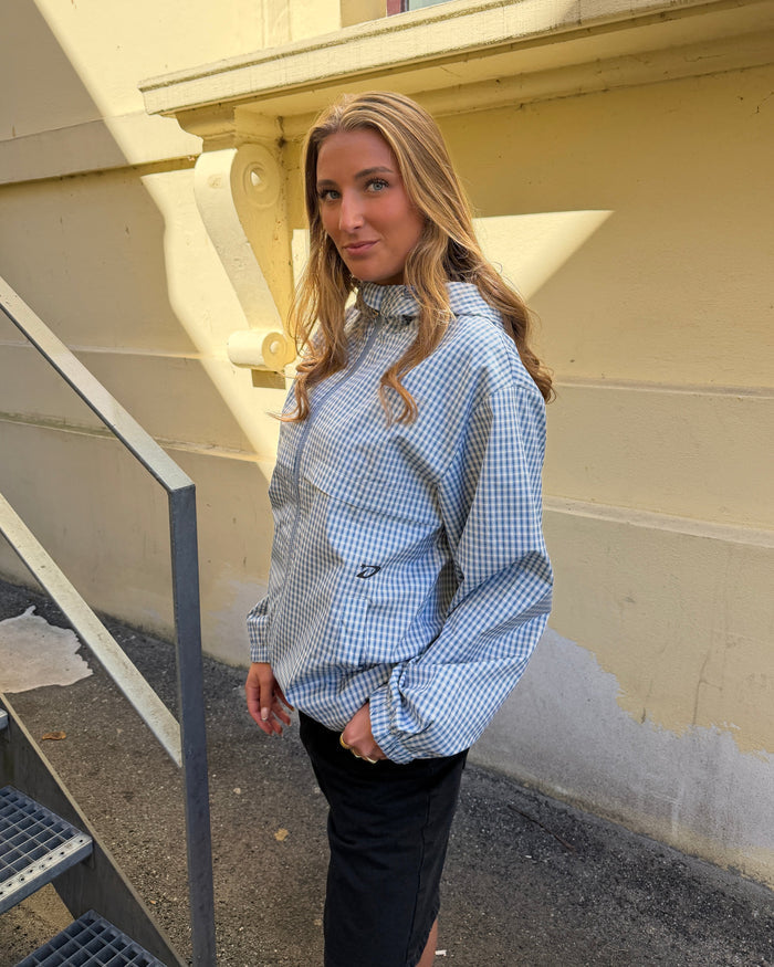 EMILIE JACKET - BLUE CHECK