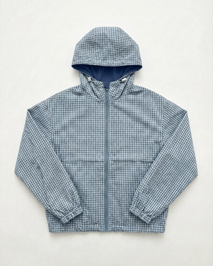 EMILIE JACKET - BLUE CHECK