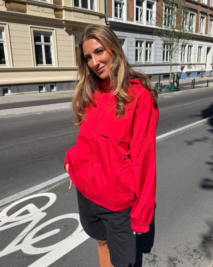 EMILIE JACKET - RED/CAMO