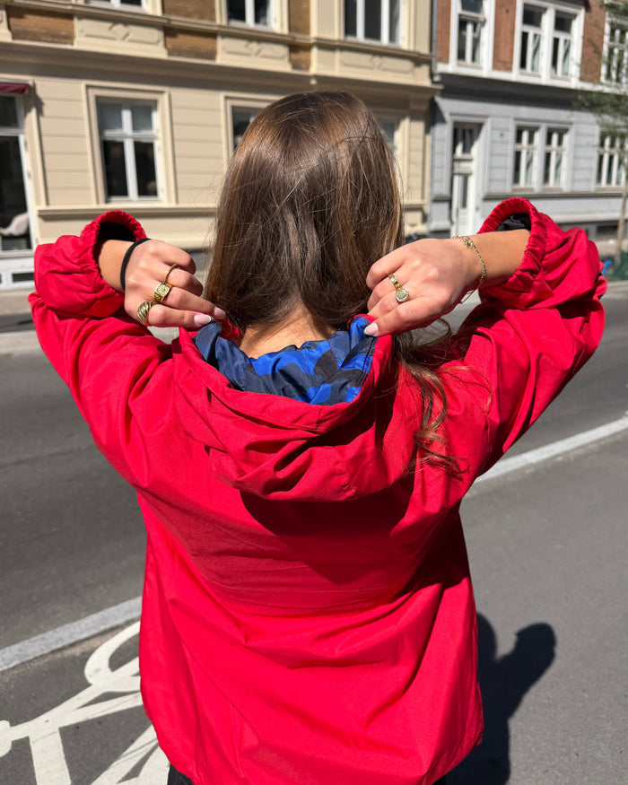 EMILIE JACKET - RED/CAMO