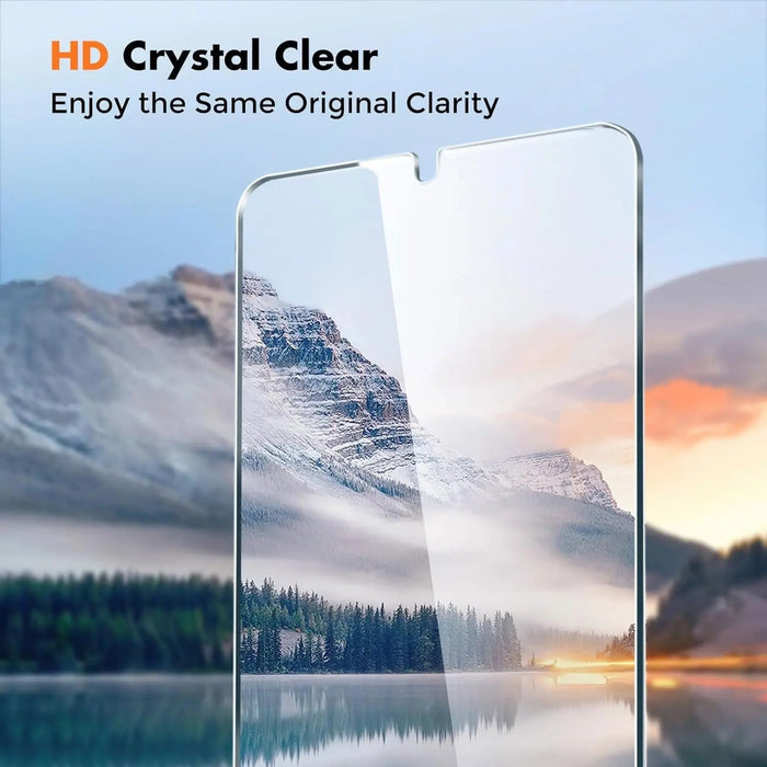 Entronix Clear Screen Protector Compatible with Galaxy A15 - 3-Piece Combo