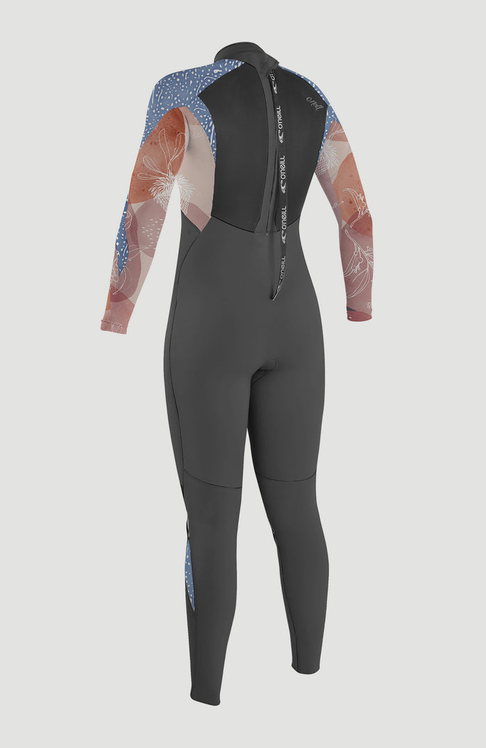 Epic 4/3mm Back Zip Full Wetsuit | GRAPHITE/DESERT BLOOM/DRIFT BL