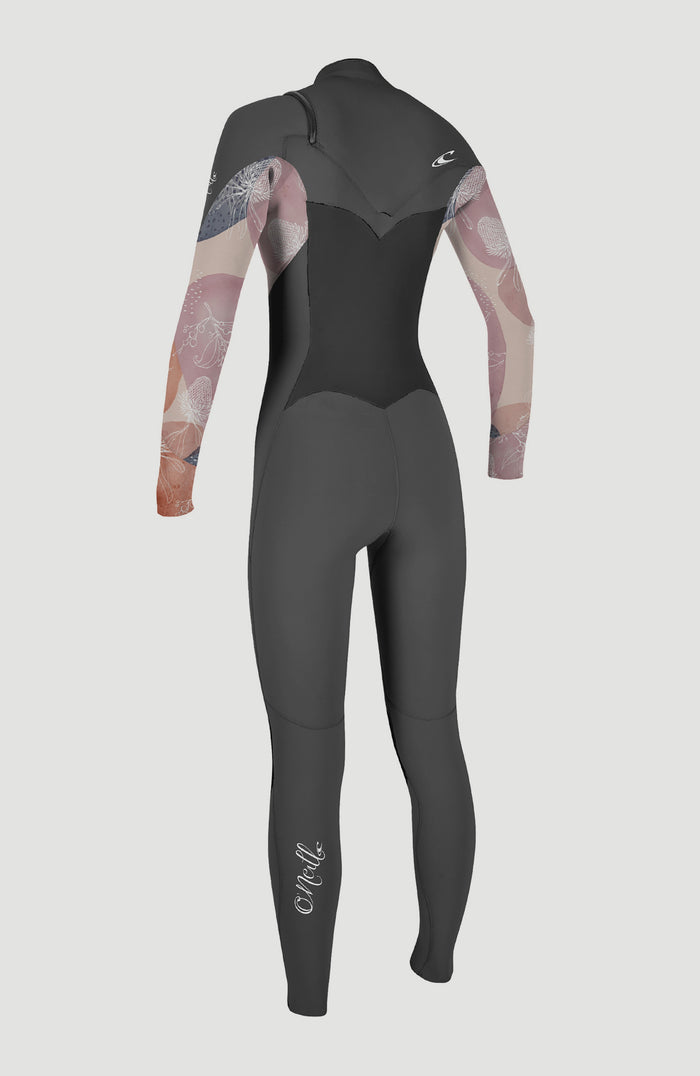 Epic 5/4mm Chest Zip Full Wetsuit | GRAPHITE/DESERT BLOOM