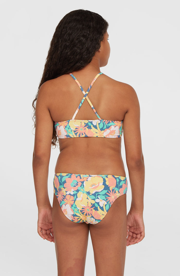 Essentials Bralette Bikini Set | Blue Santa Monica