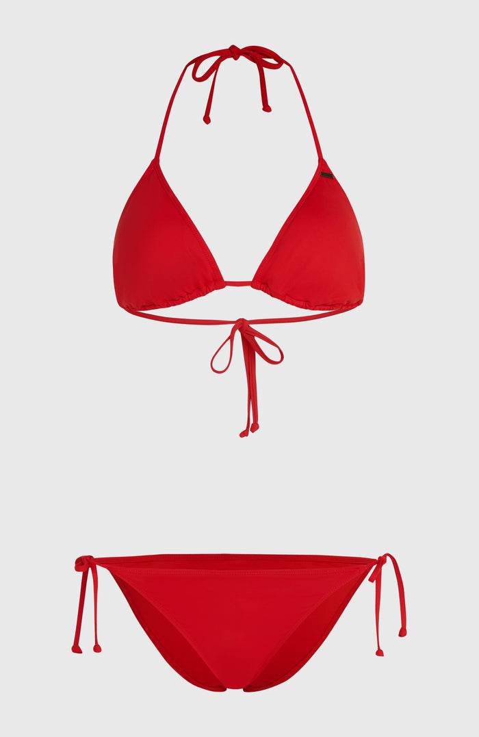 Essentials Capri Bondey Bikini Set | Red Coat