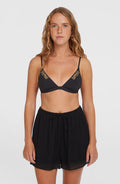 Essentials Embroidery Shorts | Black Out