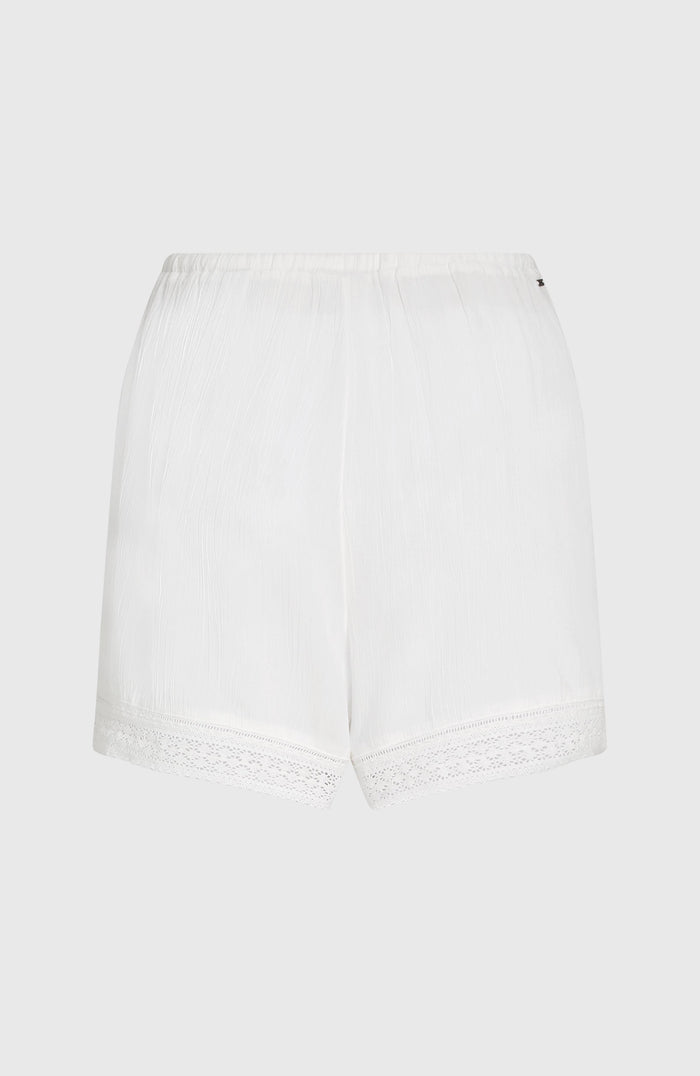 Essentials Embroidery Shorts | Snow White