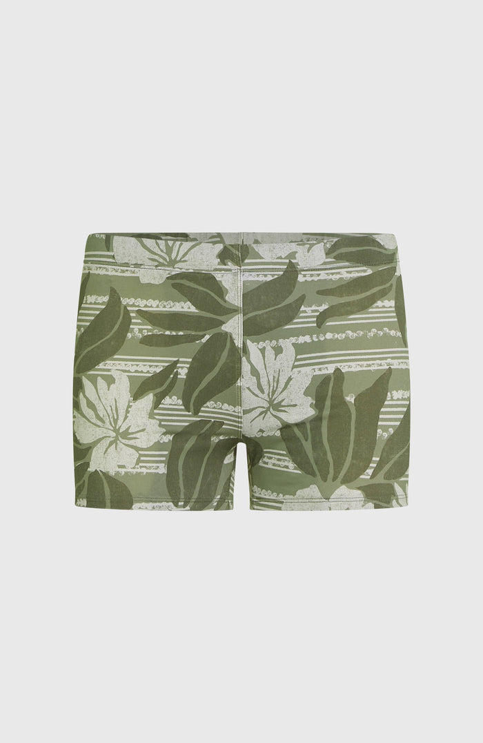 Essentials Floral Racer | Green Tonal Dusty Flower
