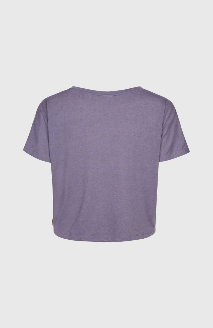 Essentials Script Drape T-Shirt | Storm