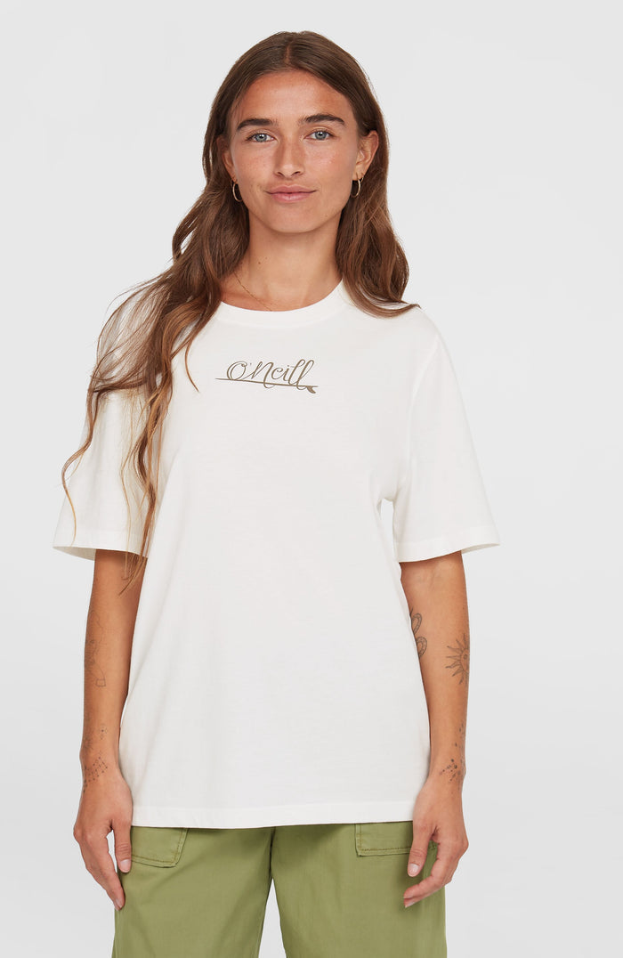 Essentials Script T-Shirt | Snow White