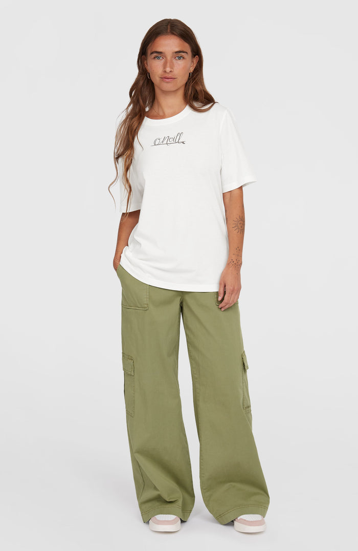 Essentials Script T-Shirt | Snow White
