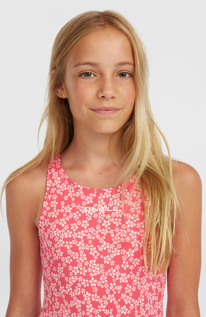 Essentials Swimsuit | Pink Milliflower