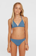 Essentials Triangle Bikini Set | Copen Blue