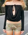 Image of Eunia Short in Blurry Camo Khaki