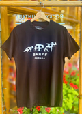 Euro Fit Black 3 Animals with Banff T-Shirt / Supima Cotton