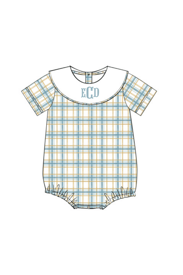 The Smocked Flamingo Pre-Order Fall Plaid Bubble
