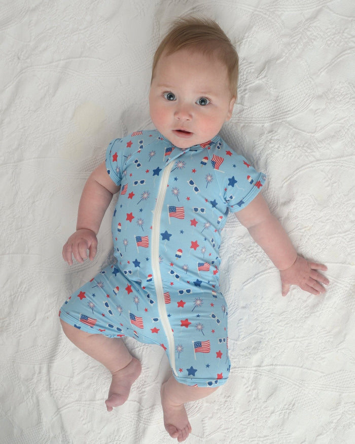 Flag Bamboo Toddler Pajamas – Romper