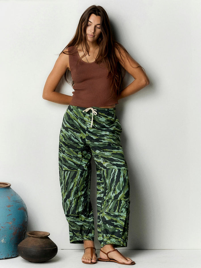 Light Gray flight pant in brushstroke camo