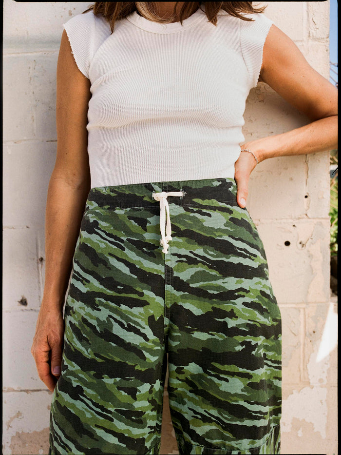 Light Gray flight pant in brushstroke camo