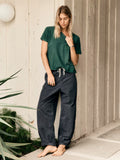 Tan flight pant in faded black