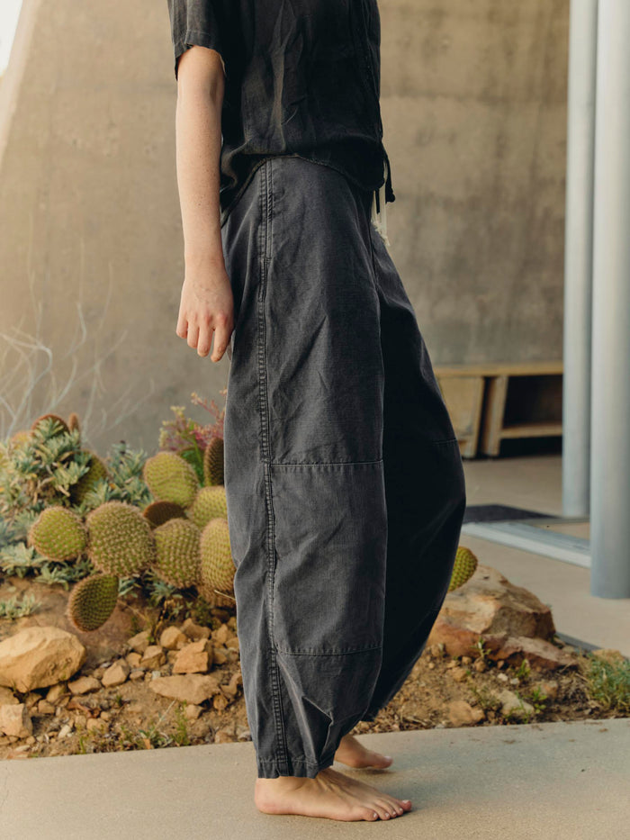 Dim Gray flight pant in faded black