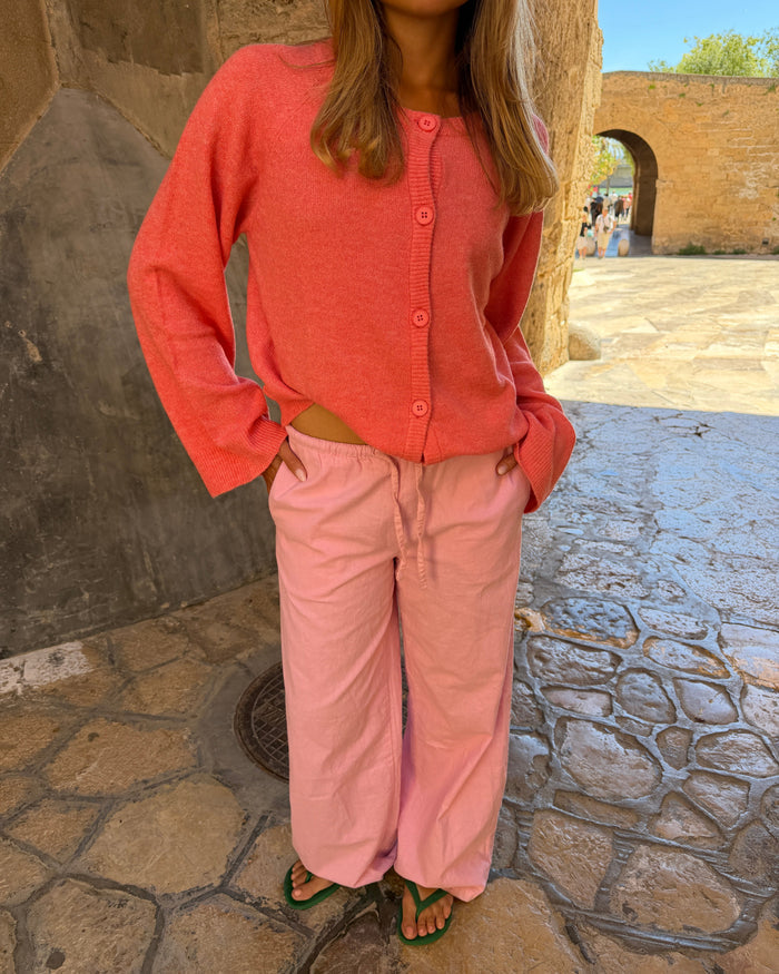 FLORA HØR-BUKSER - LIGHT PINK