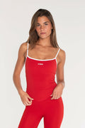 FORM Cami - Cherry/White