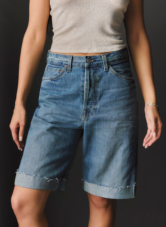 Dark Slate Gray frankie cutoff short