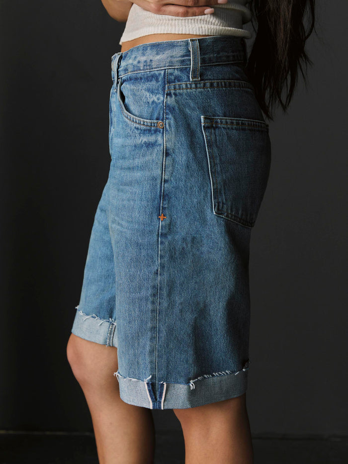 Dark Slate Gray frankie cutoff short