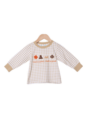 The Smocked Flamingo Apparel & Accessories French Knot God is Great, God is Good Gingham Shirt