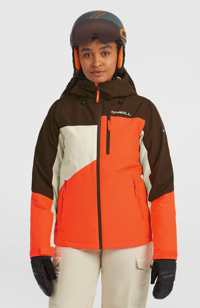 FWC'Cruz Triple Snow Jacket | Coffee Bean Colour Block