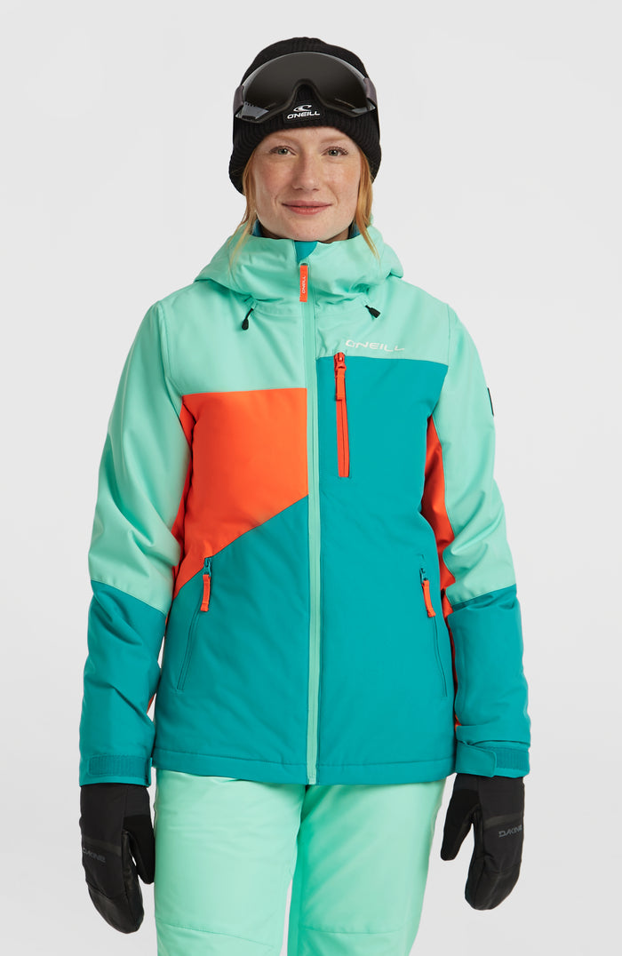 FWC'Cruz Triple Snow Jacket | Retro Mint Colour Block