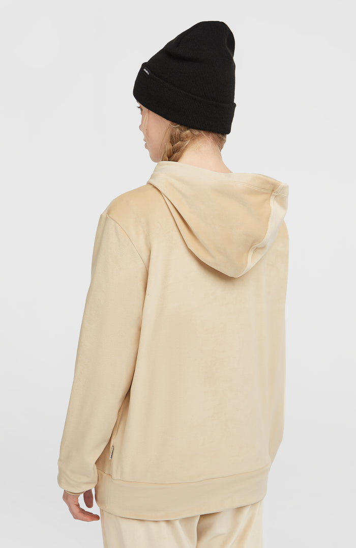 FWC'Cruz Velour Hoodie | Macaron